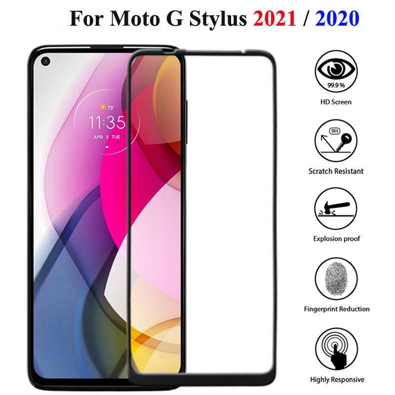 Pelindung Layar Tempered Glass Untuk Motorola Moto G9 G10 G20 G30 G50 G100 Play Plus Moto G 5G Fast Power Stylus Play Plus 2020 2021