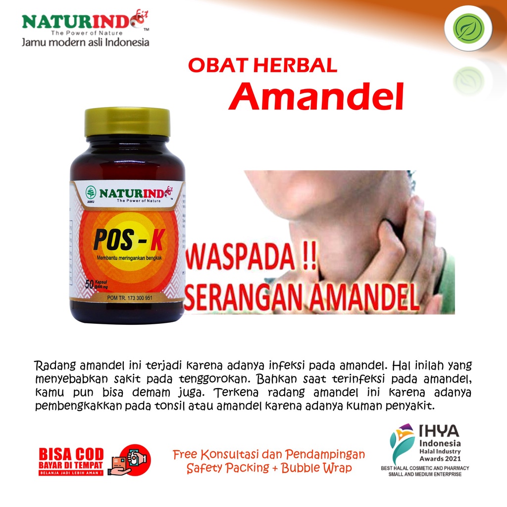 Obat Herbal Pos K Amandel Benjolan dileher Lipoma Kelenjar Gondok Hipertiroid Pos K Naturindo