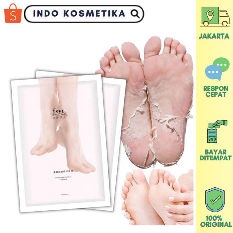 FOOT PEEL MASK Masker Kelupas Kaki Kering Kapalan Pecah Pecah