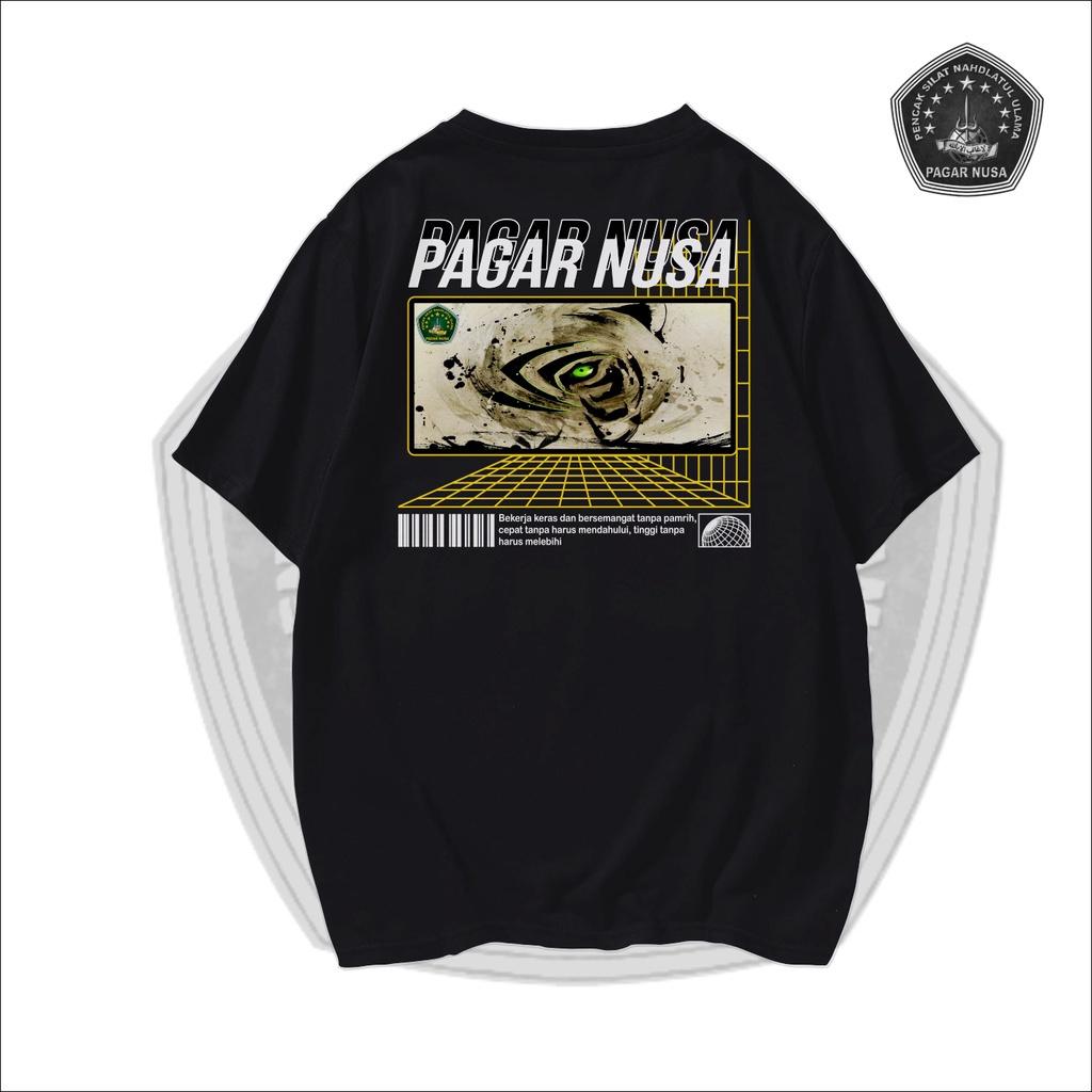Kaos Pagar Nusa Kode GREEN EYE Distro IPSI Kaos Arpansa T-shirt PN 86