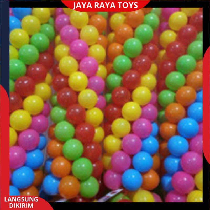 Mainan Anak mandi bola BATHING BALL mainan mandi bola warna warni 25pcs ukuran 6.5mm bahan tebal SNI