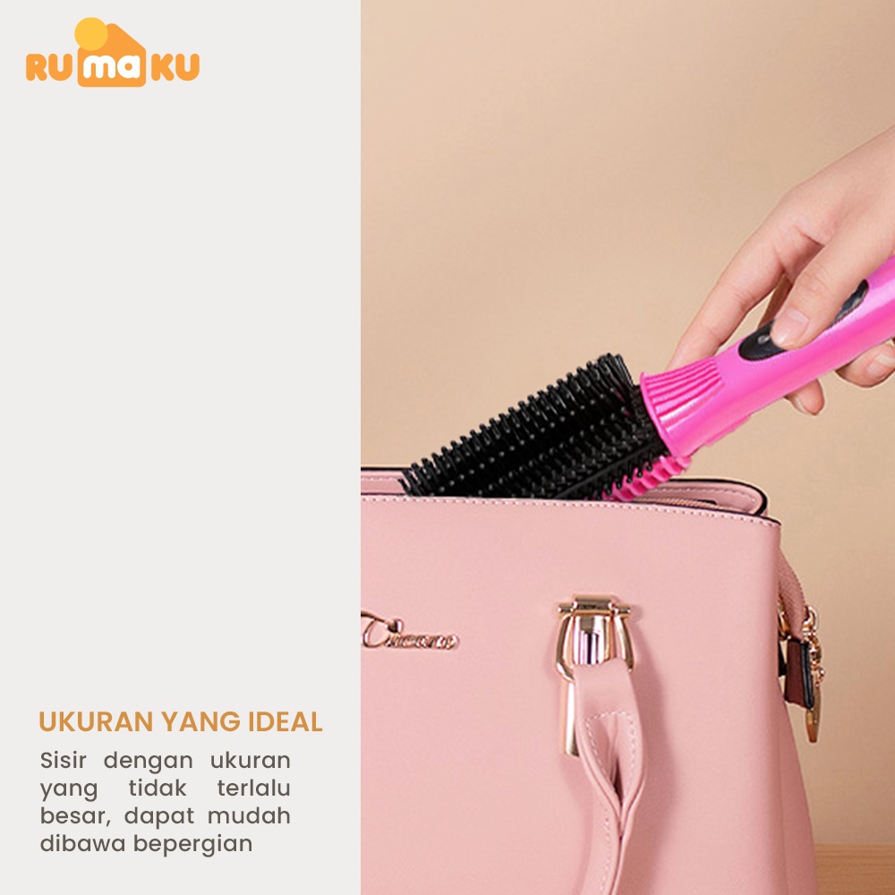 Rumaku Alat Catokan Rambut Elektrik Catok Sisir Pelurus Rambut Multifunction Hair Straightener