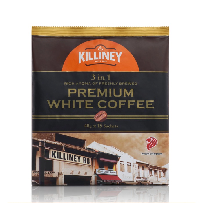 

KILLINEY 3-IN-1 PREMIUM WHITE COFFEE (15 SACHETS OF 40G EACH)