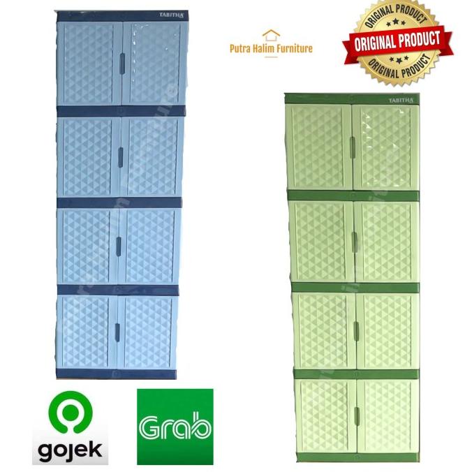 

LEMARI PLASTIK PAKAIAN SUSUN 4 MINI DIAMOND TABITHA stock ready