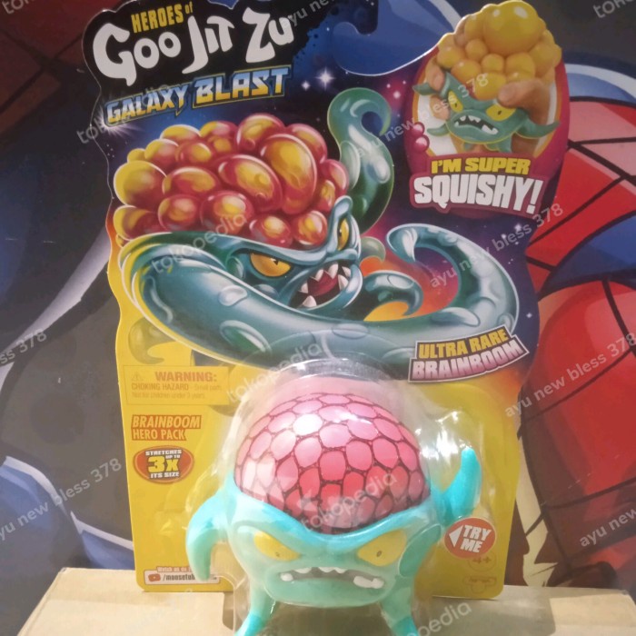 Heroes Of Goo Jit Zu Galaxy Blast Ultra Rare Brainboom Squisy Goojitzu