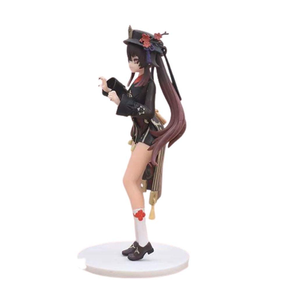 Lanfy Genshin Impact Action Figure Hadiah Case Komputer Ornamen Model Anime Model Figuals Dekorasi Desktop Model Anime Mainan Koleksi Figure Ornamen Rumah Hu Tao Figure