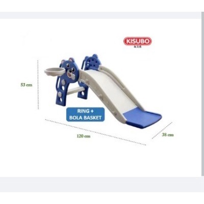 Kisubo Perosotan Bear Biru Mainan Anak 2 In 1 Ring Basket VRT 001