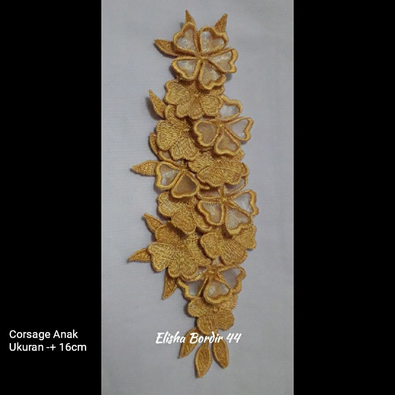 Corsage Anak/Bross Bordir Aksesoris buat Kebaya