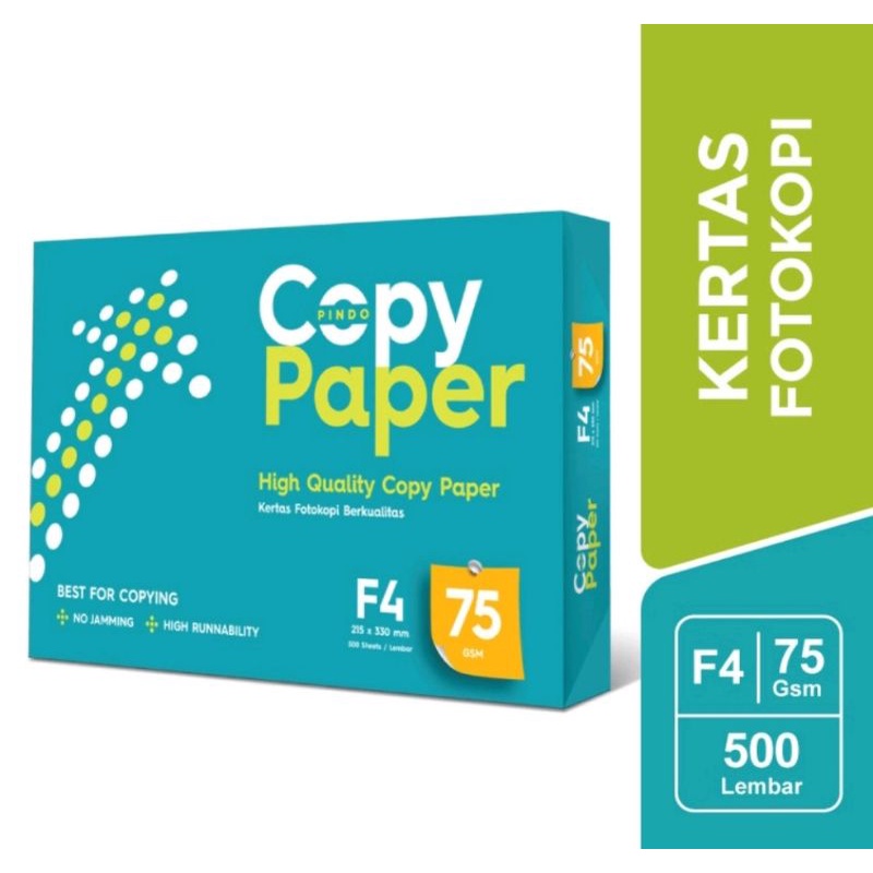 

Kertas HVS F4 75 gsm Copy Paper HVS F4 75 gsm