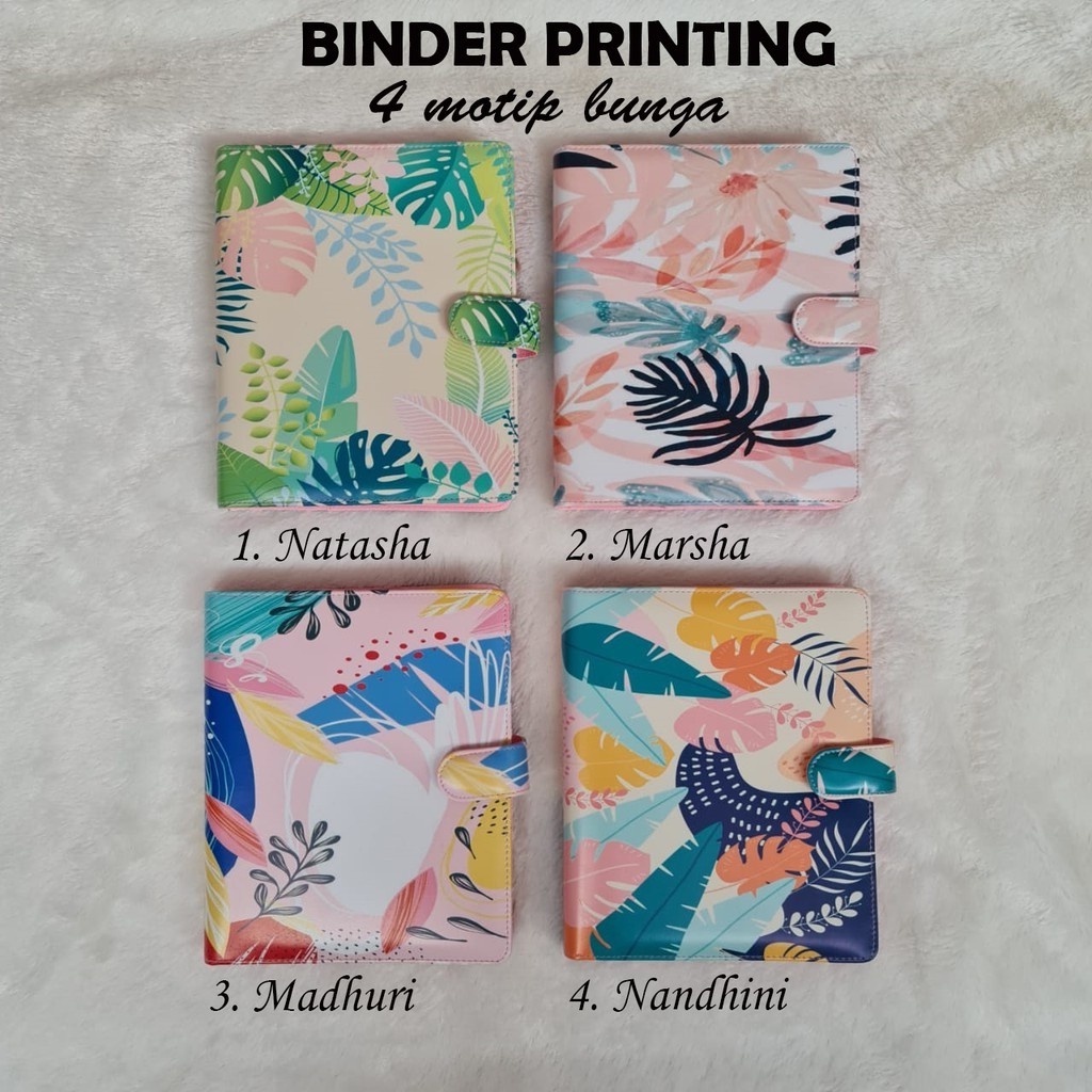 

BINDER PRINTING MOTIP FLOWERS, A5 & B5