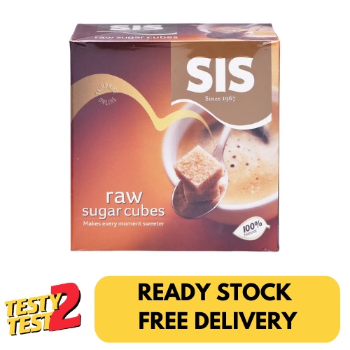 

SIS Raw Sugar - Cubes (Box) 454g