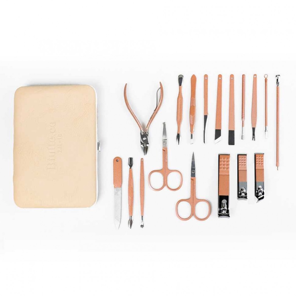 Nail Art Set Perawatan Tangan Gunting Kuku Manicure Pedicure 18Pcs
