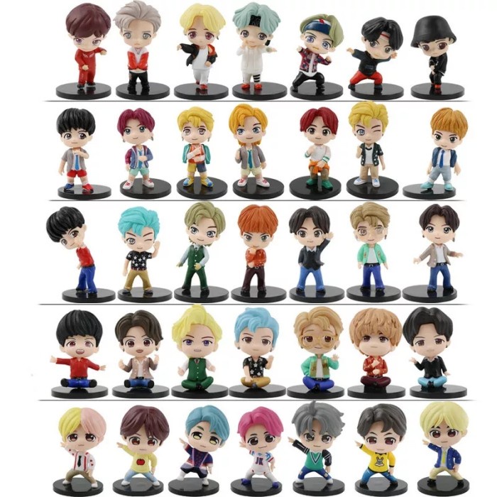 ACTION FIGURE BTS BANGTAN BOYS KPOP IDOL BT21 TINY TAN