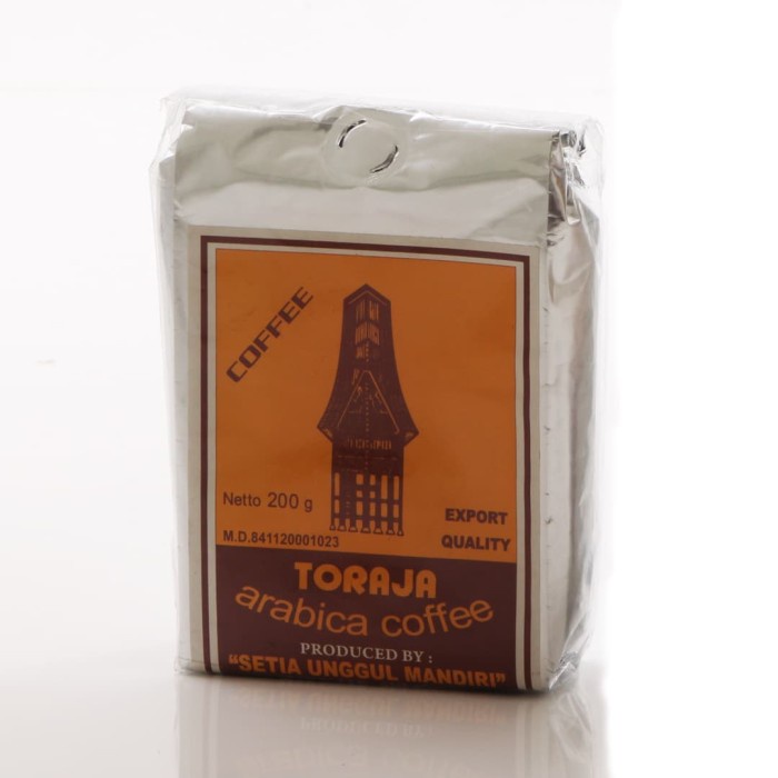 

KOPI TORAJA ARABIKA BLEND 200 GRAM (KOPI BUBUK HALUS)
