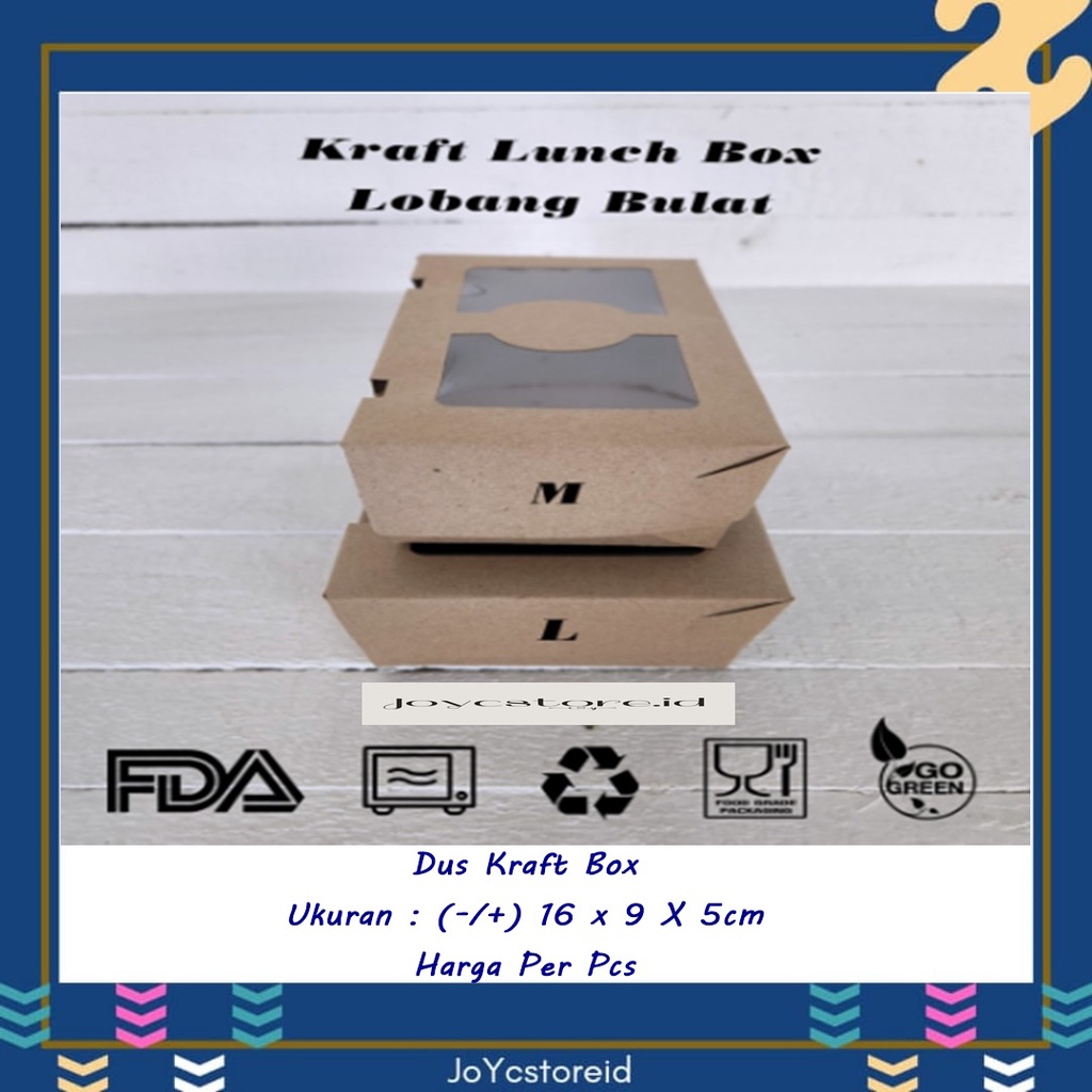 

Lunch Box Kraft Murah Lunchbox Coklat Jendela Lobang Bulat - M / Lunch Box Mika / Mika Box / Mika Box