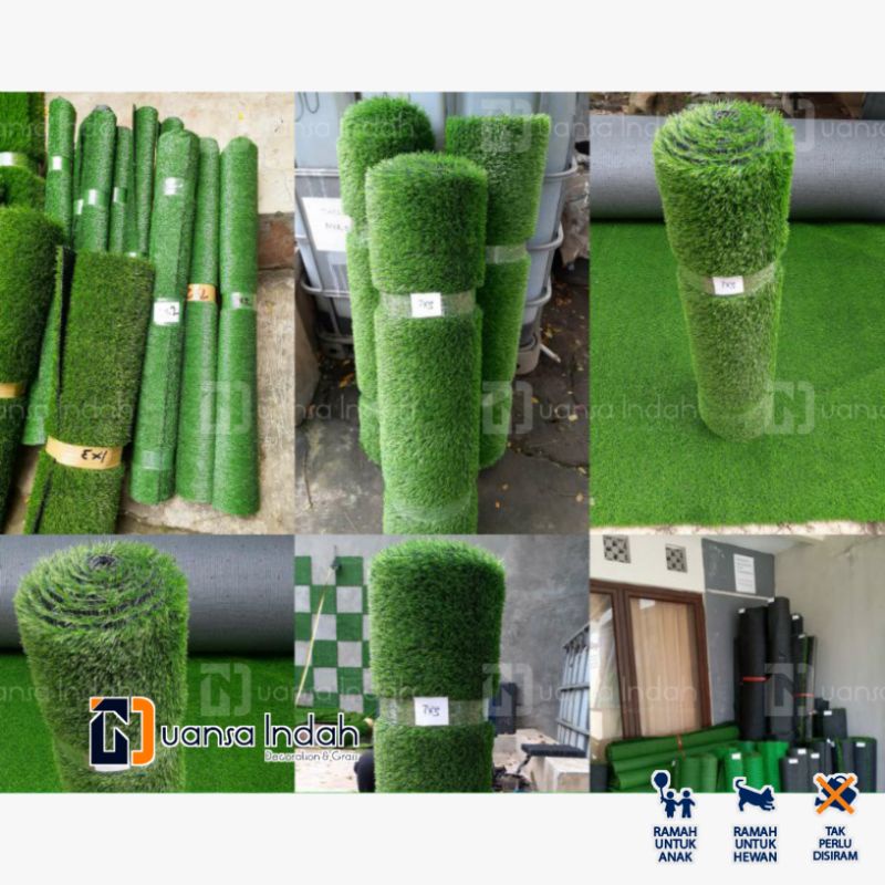 RUMPUT SINTETIS SWIS STANDAR UKURAN 1x1 M²