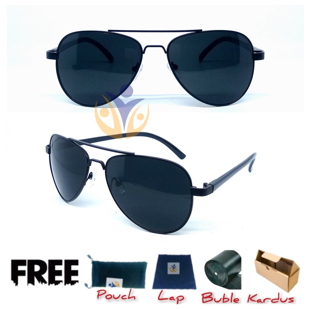 Kacamata Hitam Aviator UV Protection