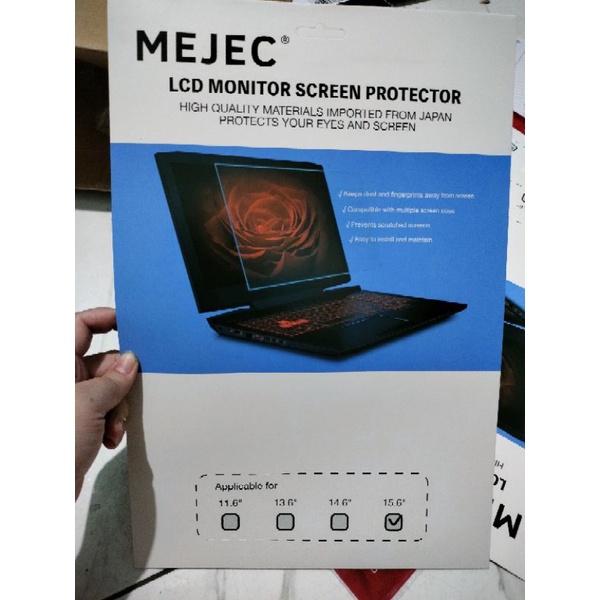 SCREEN PROTECTOR LAPTOP 15.6&quot; / ANTI GORES NOTEBOOK 15.6 INCH eyota/mejec