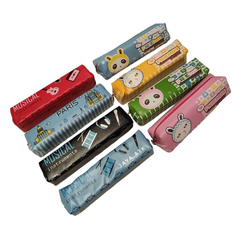 

KOTAK TEMPAT PENSIL SLETING MOTIF LUCU SOUVENIR KADO ANAK MURAH WARNA WARNI