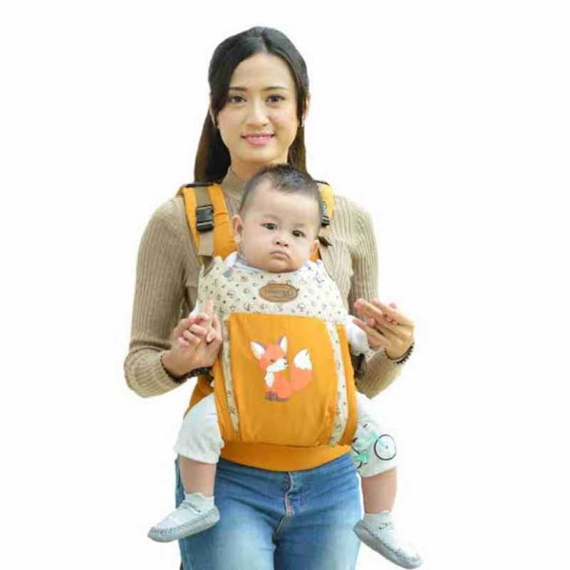 Gendongan Ransel Ergo 3in1 Baby Foxie Series / Gendongan Bayi