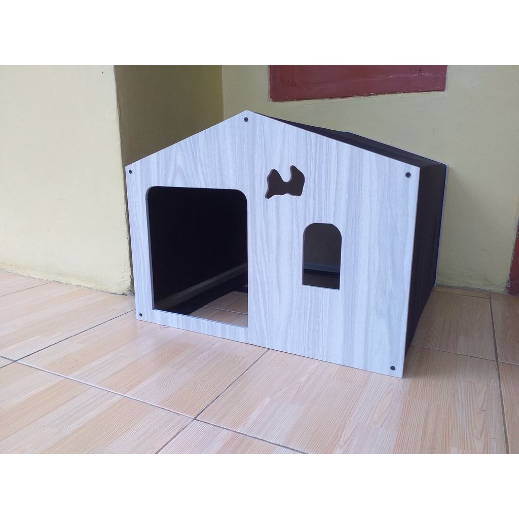 CUSTOM SIZE RUMAH KANDANG ANJING & KUCING KAYU