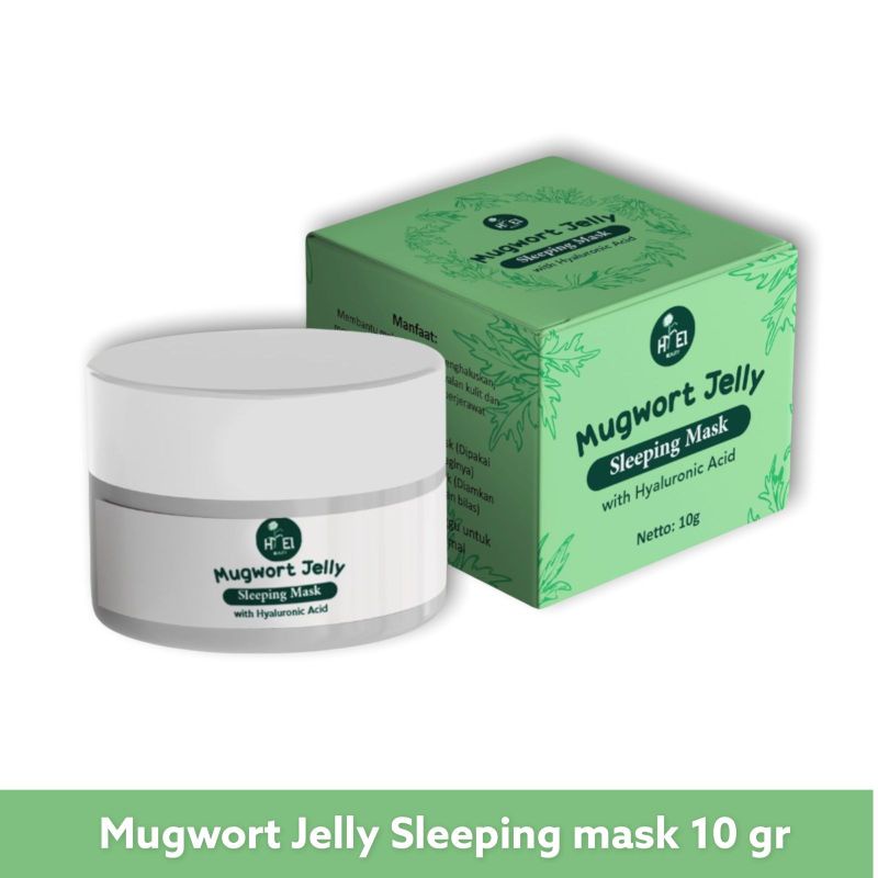 TERLARIS Centella Clay Mask 10gr BPOM/mugwort jelly sleeping mask original