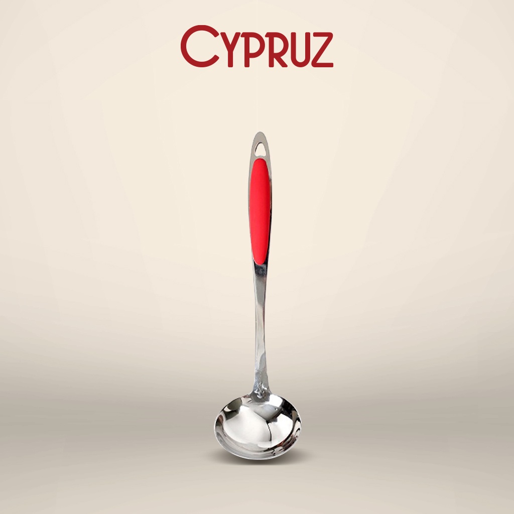 Cypruz Utensil Stls Gg.Merah: Ladle Diameter 7cm