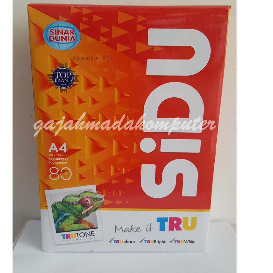 

⇜ Kertas HVS A4 80 gr 80 gsm 80gram SIDU Sinar Dunia オ