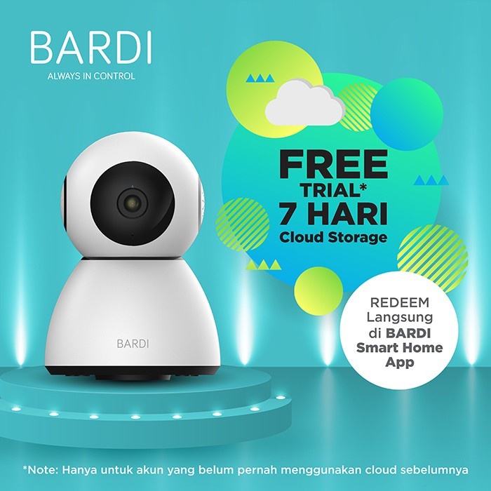 BARDI Smart Indoor PTZ IP Camera CCTV Wifi IoT Home Automation