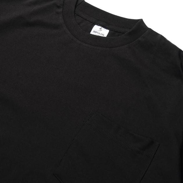 Sipolos Kaos Oversize Pocket Series - Black - S
