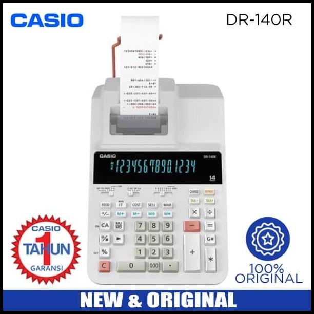 

Kalkulator Casio Printing Dr-140R (Calculator Original Asli Dr 140 R)