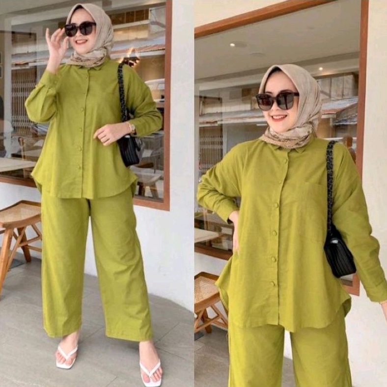 LF - ONE SET RAYON JUMBO / DAILY SET WANITA KEKINIAN / SETELAN RAYON WANITA XXXL