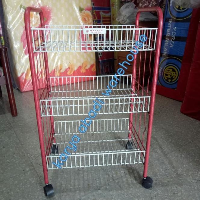 Rak Besi Serbaguna Rak Salon / Rak Besi Master Susun 3 / Master Pe 033