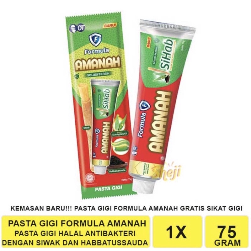 PASTA GIGI HALAL FORMULA AMANAH