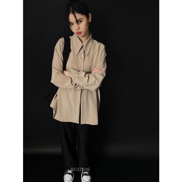 ECINOS - Office Shirt - Sage Green