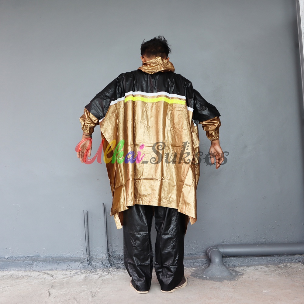 Jas Hujan Setelan Ponco Lengan Celana Raincoat Royal Mantel Hujan Anti Tembus Murah