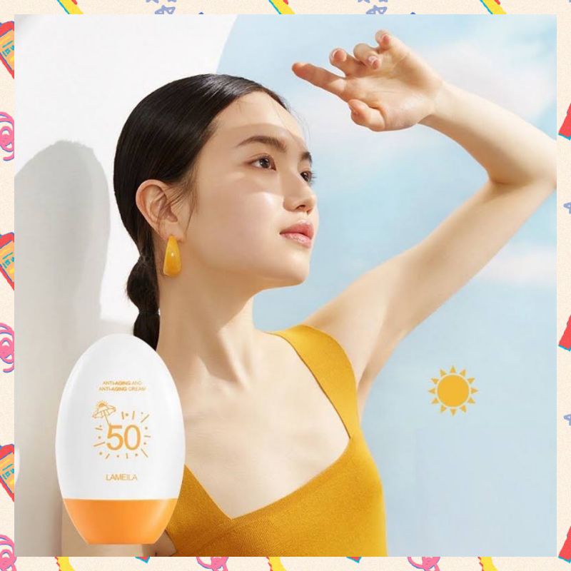 Sunscreen Sunblock LAMEILA Original Anti Aging Cream Moisturizing Sunblok Krim Tabir Surya Pelembab Dan Pelindung Kulit SPF50