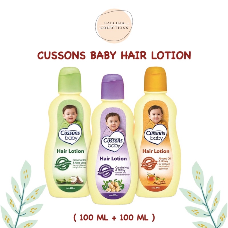 CC - Cussons Hair lotion / Minyak Rambut Bayi 100 ml + 100 ml