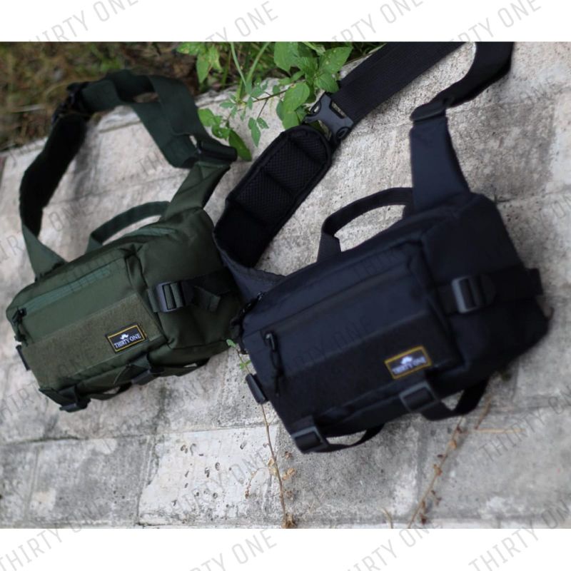 Tas Selempang / Tas Selempang Tactical / Waistbag Waterproof / Tas Selempang Pria / Tas Selempang Sakone