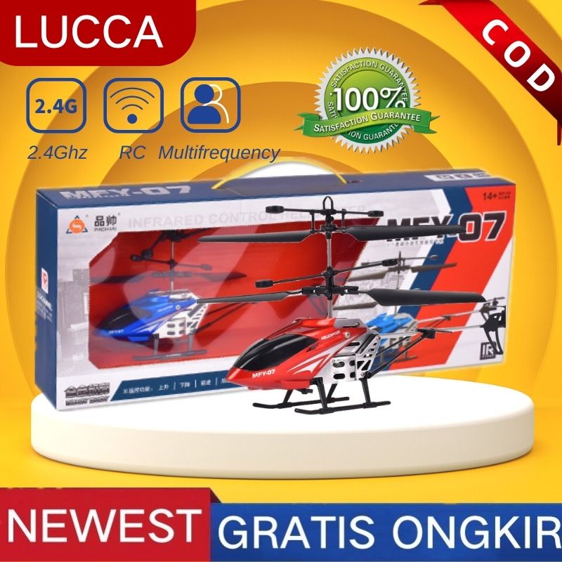 Toys4Us - Mainan Anak Remot Helikopter 3,5 Channel Rc Helicopter Sensor Giroskop Remote Control Heli