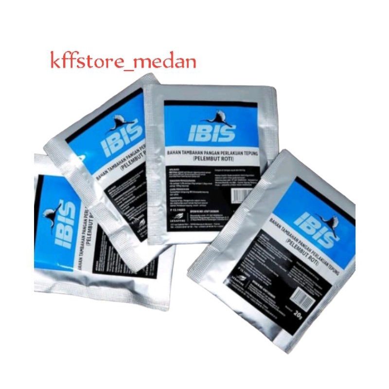 

Bread Improver / Ibis Blue (Pelembut Roti) per sachet