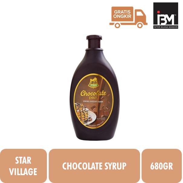 

Star Village Chocolate Syrup / Sirup Cokelat 680gr