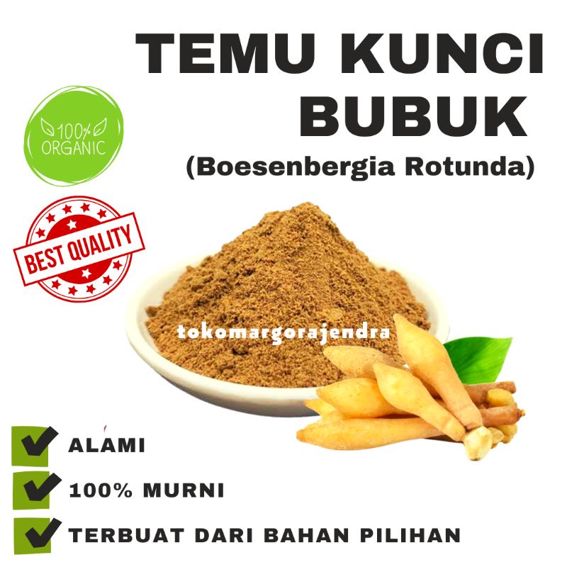 

Temu Kunci Bubuk 1kg Serbuk Temu Kunci Organik