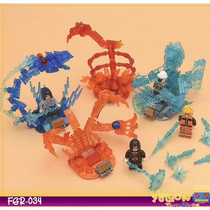 Lego Set Brick Naruto NineTailed Fox MiniFigure Building Block-FGR-034