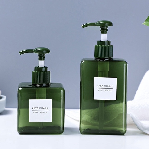 (CTSHOP1) Botol Sabun Cair Pump Lucu Travel Plastik/Kotak Sabun Cuci Piring Shampoo