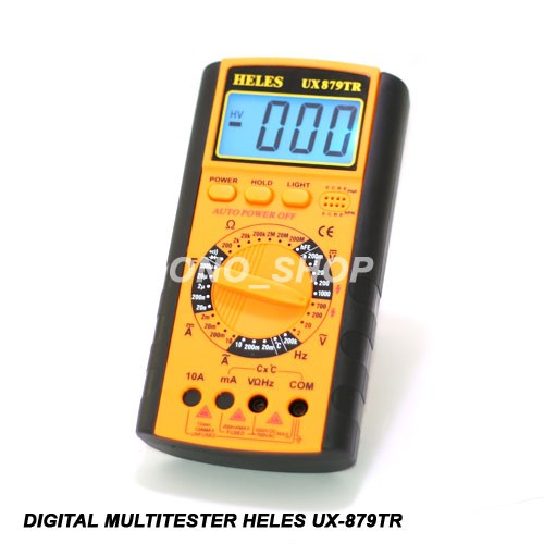 [READY] Digital Multitester  Temperature  Frequency Tester Heles Ux-879Tr / Perlengkapan Rumah Tangg