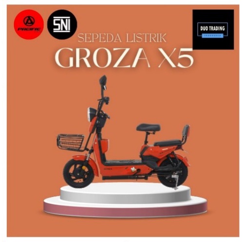 SEPEDA LISTRIK GROZA X5 GROZA X 5 PACIFIC EXOTIC