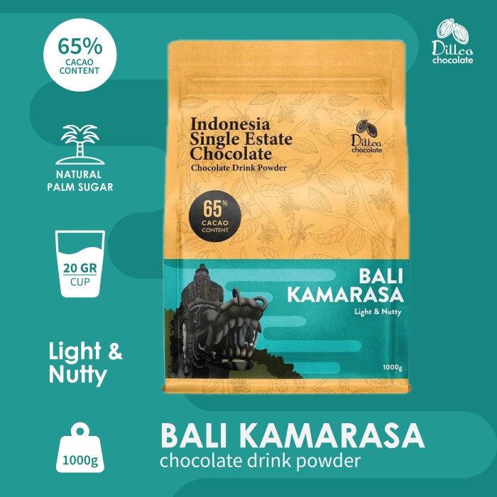 

Tokopratiwiw - Dillco Single-Estate Chocolate Bali Kamarasa B2B Series 1 Kilogram
