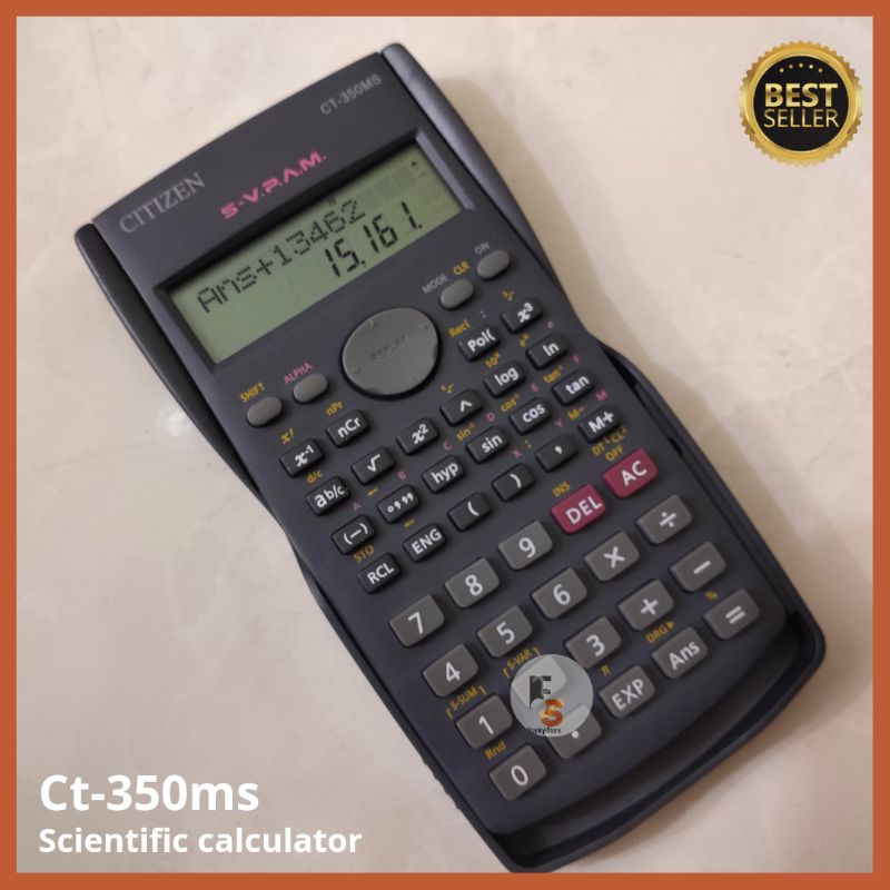 

Kalkulator Scientific Scentific Ilmiah Anak Sekolah Kuliah SMP SMA Sin Coa Tan Tipe Type 350ms Hitam