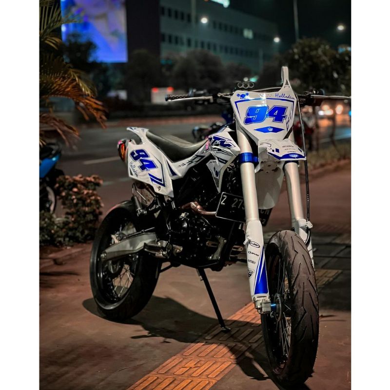 decal dtracker biru crome full body crf | wr | klx bf ( BEBAS REQUEST ) klx wr dtracker